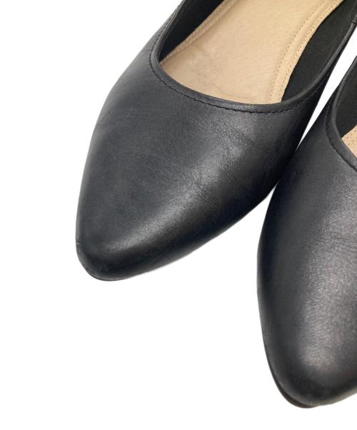 REGAL（リーガル）REGAL (リーガル) レザーフラットパンプス ブラック サイズ:23の古着・服飾アイテム