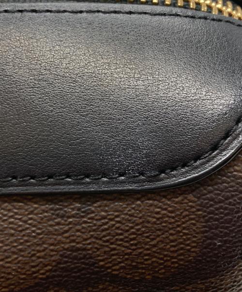 COACH（コーチ）COACH (コーチ) シグネチャーショルダーバッグ ブラウン×ブラックの古着・服飾アイテム