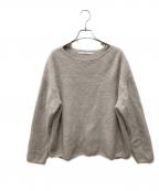 FRAMeWORKフレームワーク）の古着「FOX/CASHMERE ボートネック プルオーバー」｜ベージュ