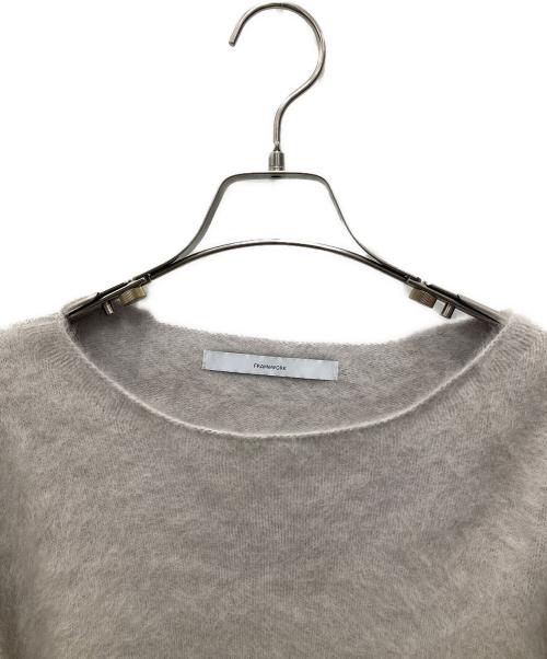 FRAMeWORK（フレームワーク）FRAMeWORK (フレームワーク) FOX/CASHMERE ボートネック プルオーバー ベージュ サイズ:表記無し(実寸ご確認ください）の古着・服飾アイテム