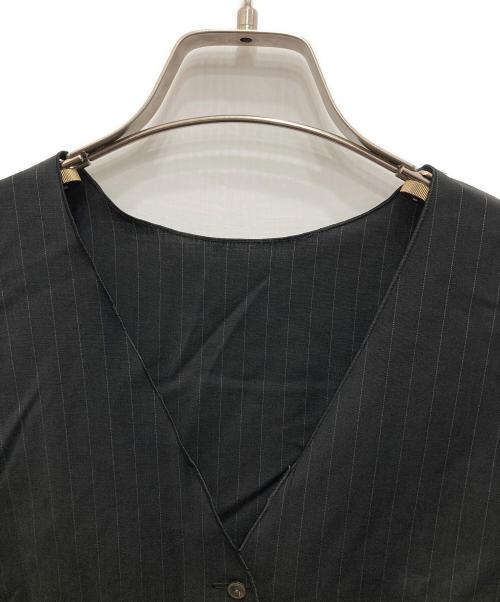 Plage（プラージュ）Plage (プラージュ) toropical ジレ ブラック サイズ:不明（実寸をご確認ください）の古着・服飾アイテム