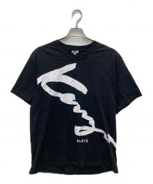 KENZO（ケンゾー）の古着「CURSIVE LOGO/カッシブ ロゴ」｜ホワイト×ブラック
