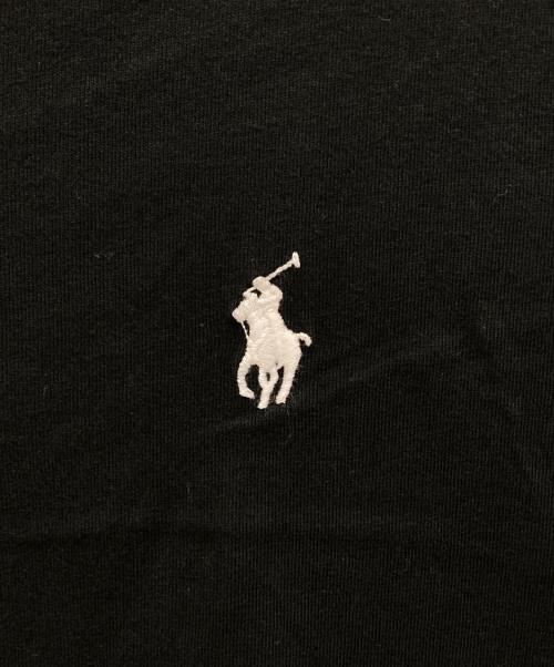 POLO RALPH LAUREN（ポロ・ラルフローレン）POLO RALPH LAUREN (ポロ・ラルフローレン) ポニー刺繍カットソー ブラック サイズ:XLの古着・服飾アイテム