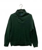 POLO RALPH LAURENポロ・ラルフローレン）の古着「ポニー刺繍スウェット」｜グリーン