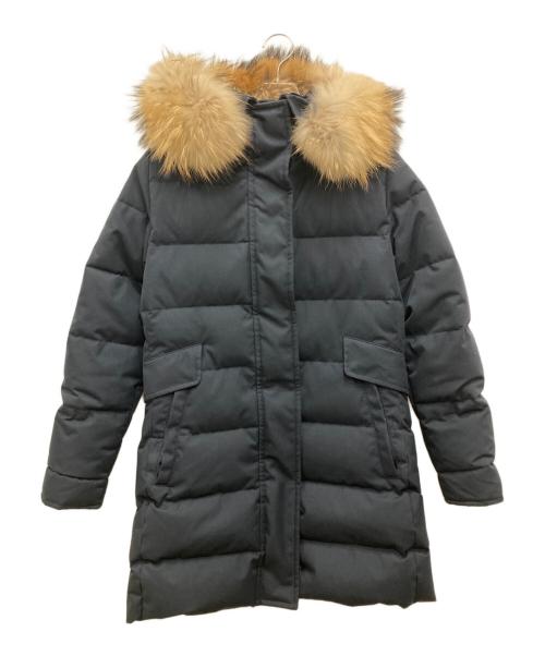 Pyrenex（ピレネックス）Pyrenex (ピレネックス) GRENOBLE  FURダウンコート ネイビー サイズ:38の古着・服飾アイテム