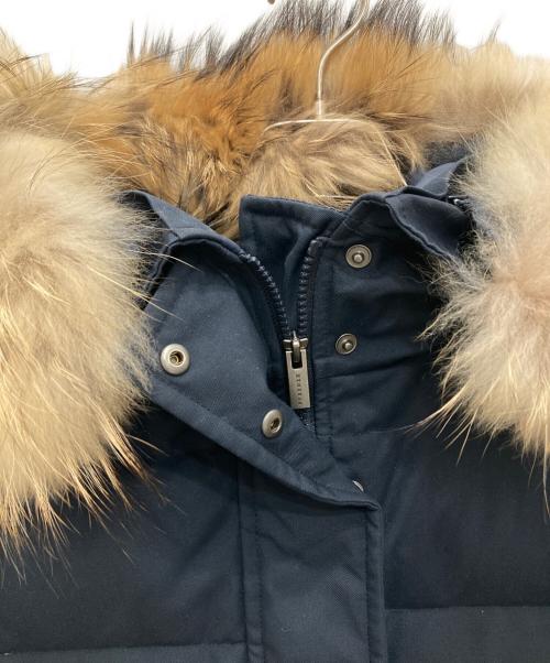 Pyrenex（ピレネックス）Pyrenex (ピレネックス) GRENOBLE  FURダウンコート ネイビー サイズ:38の古着・服飾アイテム