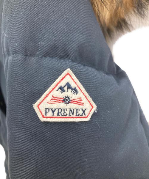 Pyrenex（ピレネックス）Pyrenex (ピレネックス) GRENOBLE  FURダウンコート ネイビー サイズ:38の古着・服飾アイテム