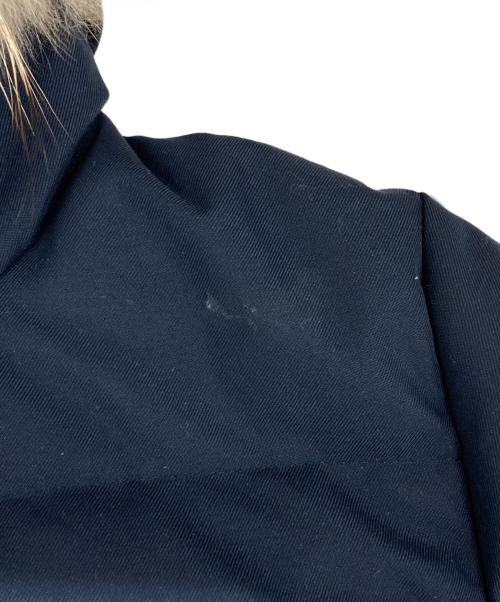 Pyrenex（ピレネックス）Pyrenex (ピレネックス) GRENOBLE  FURダウンコート ネイビー サイズ:38の古着・服飾アイテム