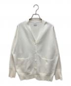 Spick and Spanスピック＆スパン）の古着「C/ACダブルジャガードカーディガン」｜ホワイト
