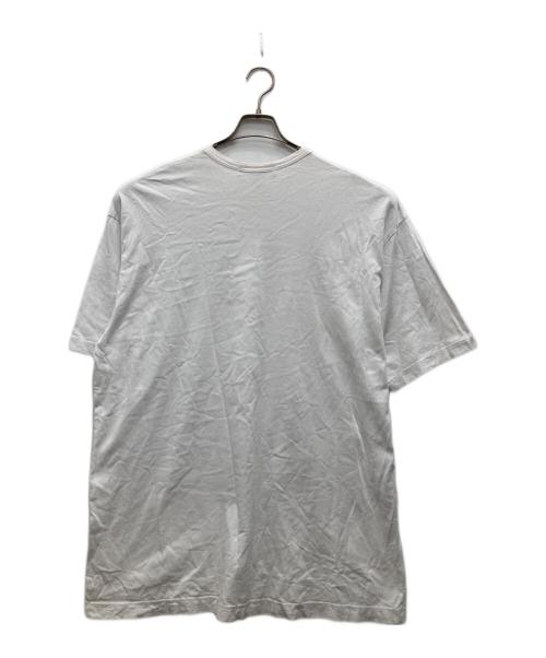 COMME des GARCONS SHIRT（コムデギャルソンシャツ）COMME des GARCONS SHIRT (コムデギャルソンシャツ) ロゴTシャツ ホワイト サイズ:XLの古着・服飾アイテム