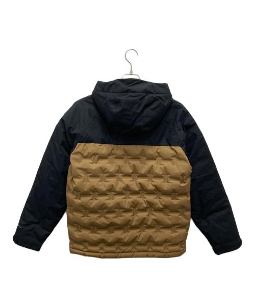 Columbia（コロンビア）Columbia (コロンビア) グランドトレック2ダウンフーディッドジャケット ブラック×ブラウン サイズ:Mの古着・服飾アイテム