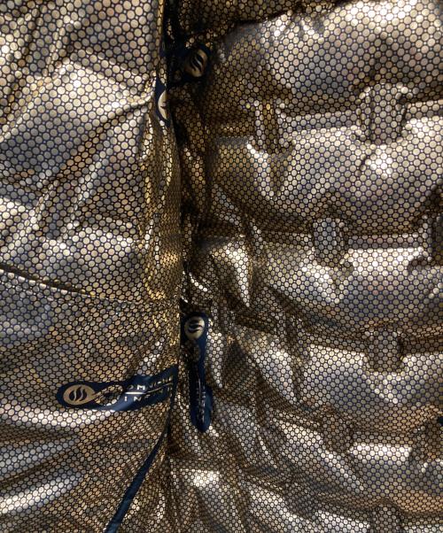 Columbia（コロンビア）Columbia (コロンビア) グランドトレック2ダウンフーディッドジャケット ブラック×ブラウン サイズ:Mの古着・服飾アイテム