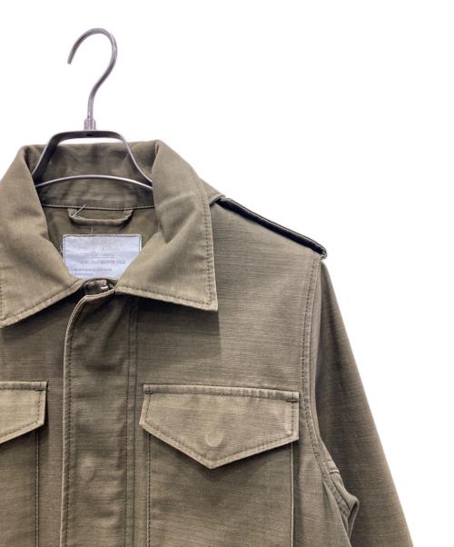 HYKE（ハイク）HYKE (ハイク) ミリタリージャケット カーキ サイズ:SMALLの古着・服飾アイテム