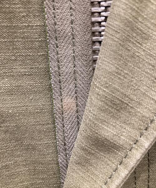 HYKE（ハイク）HYKE (ハイク) ミリタリージャケット カーキ サイズ:SMALLの古着・服飾アイテム