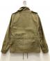HYKE (ハイク) ミリタリージャケット カーキ サイズ:SMALL：5000円