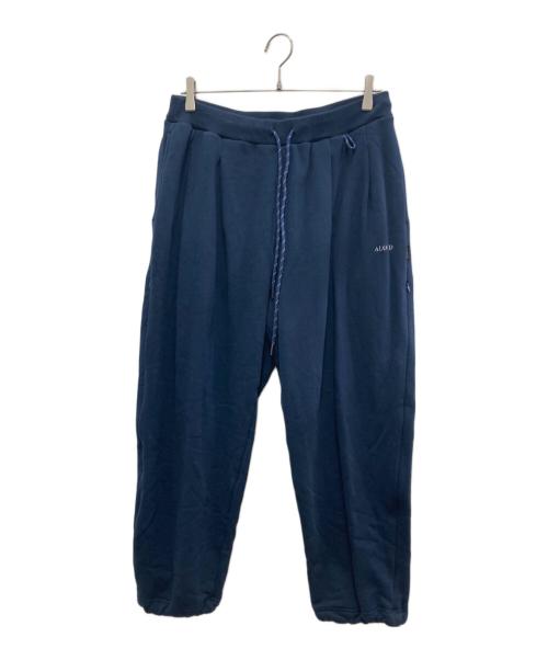 ALOUND（アラウンド）ALOUND (アラウンド) TWO TUCK SWEATPANTS/2 タック スウェットパンツ ネイビー サイズ:Mの古着・服飾アイテム