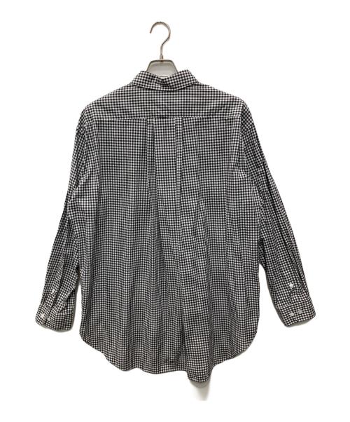 5525gallery（ゴーゴーニーゴーギャラリー）5525gallery (ゴーゴーニーゴーギャラリー) THOMAS MASON生地 チェックシャツ ホワイト×ブラック サイズ:Fの古着・服飾アイテム