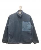 UNIVERSAL PRODUCTS.ユニバーサルプロダクツ）の古着「FLEECE ZIP CARDIGAN」｜ネイビー