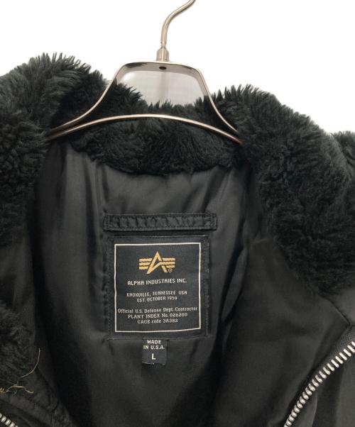 ALPHA（アルファ）ALPHA (アルファ) N-3Bタイプコート ブラック サイズ:Lの古着・服飾アイテム