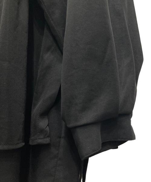 HARE（ハレ）HARE (ハレ) SHEER LAYERED SHIRT/シアー レイヤード シャツ ブラック サイズ:Ｓの古着・服飾アイテム