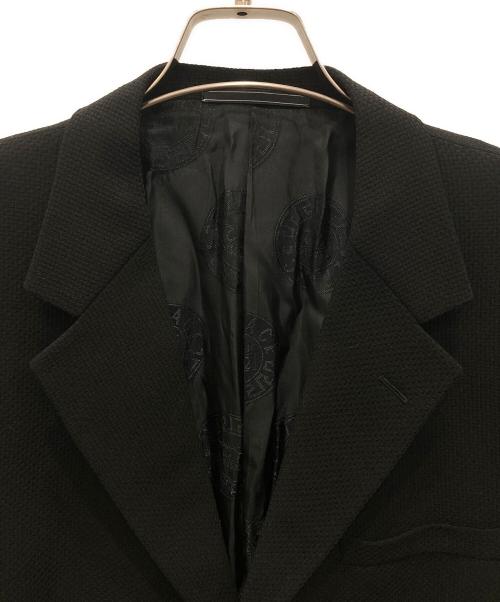 VERSACE（ヴェルサーチェ）VERSACE (ヴェルサーチェ) 3Bジャケット ブラック サイズ:52の古着・服飾アイテム