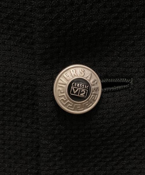VERSACE（ヴェルサーチェ）VERSACE (ヴェルサーチェ) 3Bジャケット ブラック サイズ:52の古着・服飾アイテム