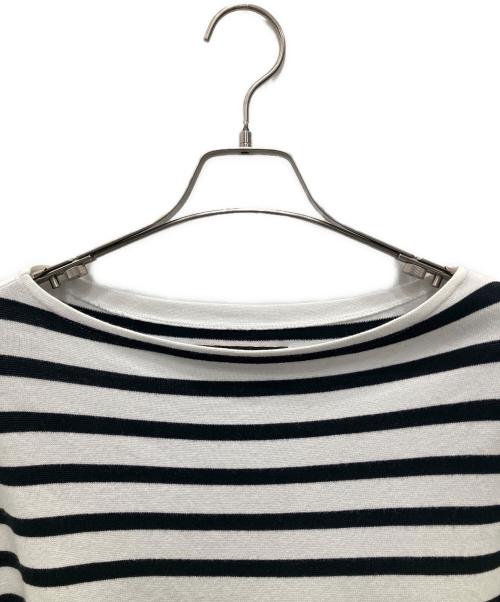 OUTIL（ウティ）OUTIL (ウティ) バスクシャツ ホワイト×ブラックの古着・服飾アイテム