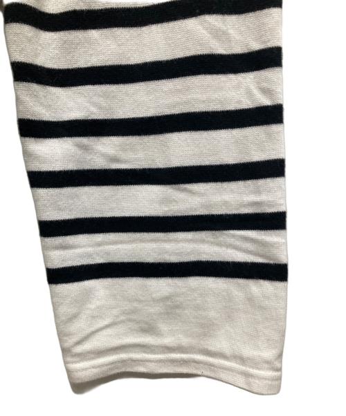 OUTIL（ウティ）OUTIL (ウティ) バスクシャツ ホワイト×ブラックの古着・服飾アイテム
