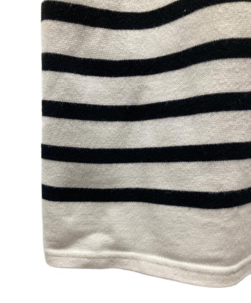 OUTIL（ウティ）OUTIL (ウティ) バスクシャツ ホワイト×ブラックの古着・服飾アイテム