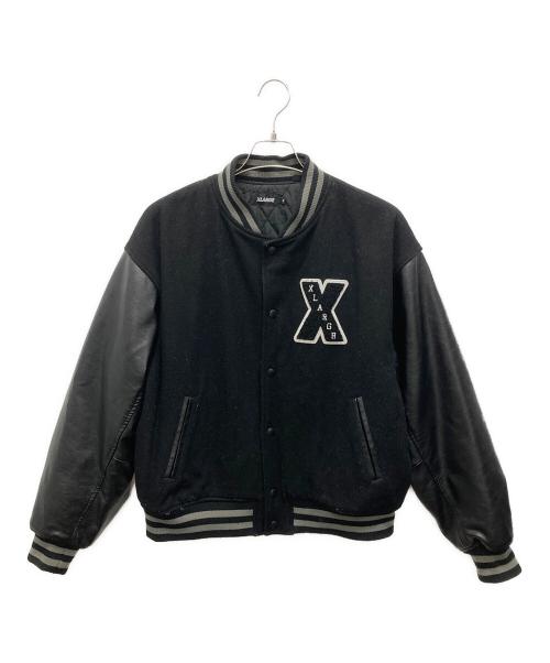 X-LARGE（エクストララージ）X-LARGE (エクストララージ) OG VARSITY JACKET/オージー ヴァーシティ ジャケット ブラック サイズ:Mの古着・服飾アイテム