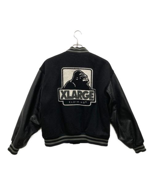 X-LARGE（エクストララージ）X-LARGE (エクストララージ) OG VARSITY JACKET/オージー ヴァーシティ ジャケット ブラック サイズ:Mの古着・服飾アイテム