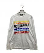 DSQUARED2ディースクエアード）の古着「ロングスリーブカットソー」｜ホワイト