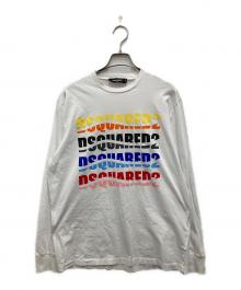DSQUARED2（ディースクエアード）の古着「ロングスリーブカットソー」｜ホワイト