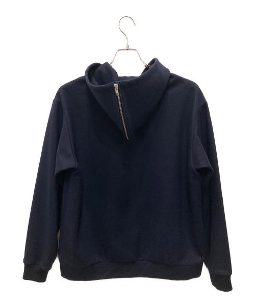 moncao（モンサオ）moncao (モンサオ) ジップパーカー ネイビー サイズ:Lの古着・服飾アイテム