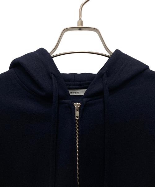 moncao（モンサオ）moncao (モンサオ) ジップパーカー ネイビー サイズ:Lの古着・服飾アイテム