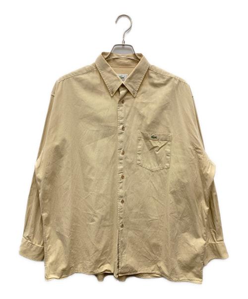 LACOSTE（ラコステ）LACOSTE (ラコステ) ボタンダウンシャツ ベージュ サイズ:不明（実寸をご確認ください）の古着・服飾アイテム