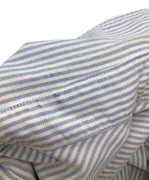 RALPH LAUREN（ラルフローレン）RALPH LAUREN (ラルフローレン) S/Sストライプシャツ ホワイト×ブルー サイズ:Lの古着・服飾アイテム