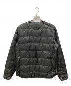 DESCENTEデサント）の古着「H.C.S.DOWN PULLOVER SHIRT/ダウン プルオーバー シャツ」｜ブラック