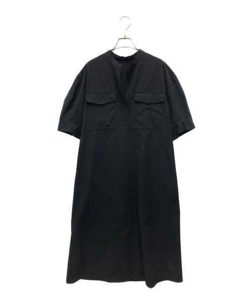 UNFILO（アンフィーロ）UNFILO (アンフィーロ) 【UVケア/撥水】FINE MOVE サッシュワンピース ブラック サイズ:Mの古着・服飾アイテム