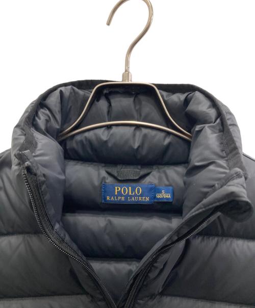 POLO RALPH LAUREN（ポロ・ラルフローレン）POLO RALPH LAUREN (ポロ・ラルフローレン) ダウンベスト ブラック サイズ:Sの古着・服飾アイテム