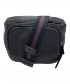 COACHコーチ）の古着「トンプソン ウエストバッグ」｜ブラック