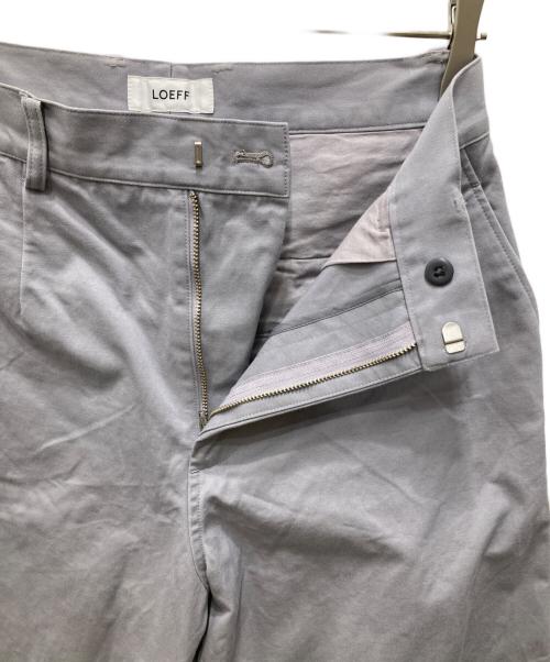 LOEFF（ロエフ）LOEFF (ロエフ) ツイルバギーパンツ グレー サイズ:1の古着・服飾アイテム