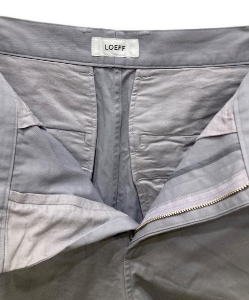 LOEFF（ロエフ）LOEFF (ロエフ) ツイルバギーパンツ グレー サイズ:1の古着・服飾アイテム