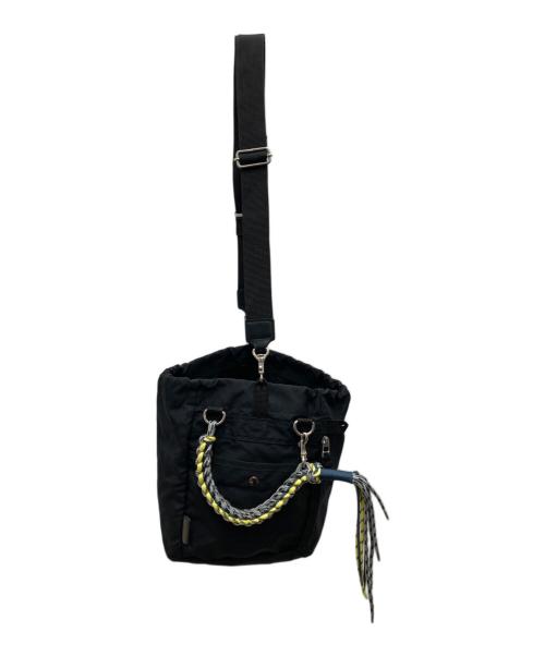 zattu（ザッツ）zattu (ザッツ) ”LOWEEL”ナイロン2wayショルダーバッグ ブラックの古着・服飾アイテム