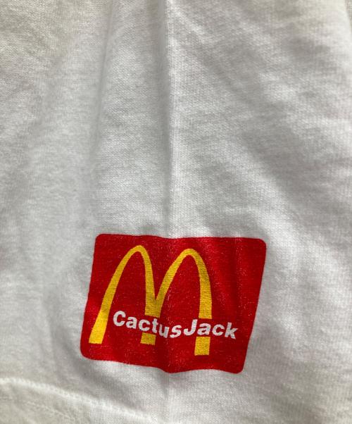 Travis Scott（トラヴィススコット）TRAVIS SCOTT (トラヴィススコット) McDonald's (マクドナルド) FRY T-SHIRT Ⅱ/フライ Tシャツ ツー ホワイト サイズ:Lの古着・服飾アイテム