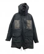 NIKE×UNDERCOVERナイキ×アンダーカバー）の古着「3レイヤー フィッシュテール パーカ」｜ブラック