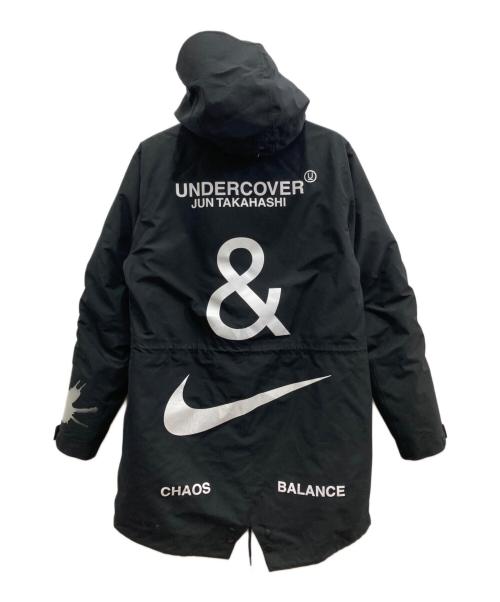 NIKE（ナイキ）NIKE (ナイキ) UNDERCOVER (アンダーカバー) 3レイヤー フィッシュテール パーカ ブラック サイズ:Lの古着・服飾アイテム
