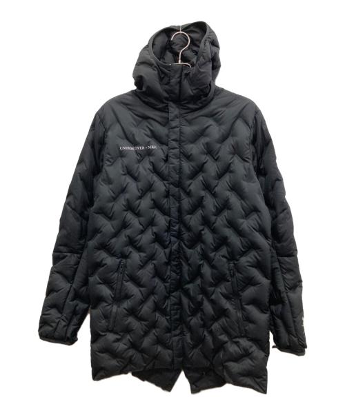 NIKE（ナイキ）NIKE (ナイキ) UNDERCOVER (アンダーカバー) 3レイヤー フィッシュテール パーカ ブラック サイズ:Lの古着・服飾アイテム