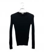 BLAMINKブラミンク）の古着「P CA/S 18G RIB CN」｜ブラック