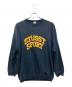 stussy（ステューシー）の古着「90'sフェルトプリントスウェット」｜ネイビー